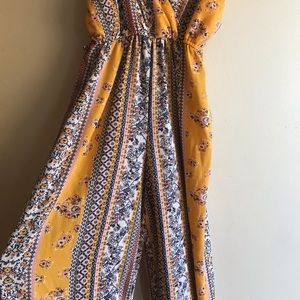 Cute Floral Jumpsuit